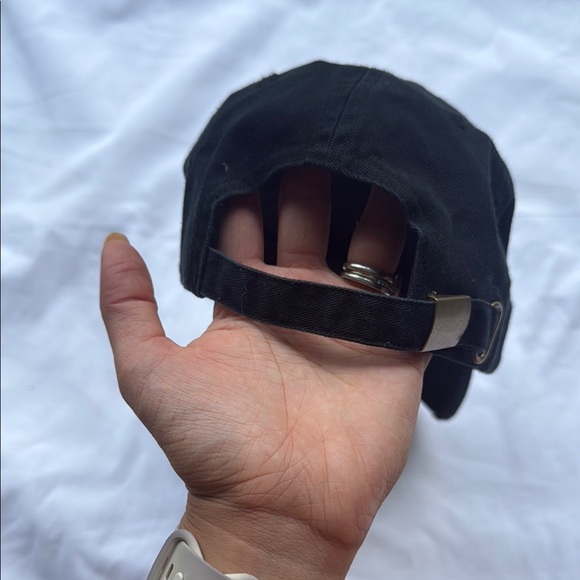 Black Distressed P Patch PINK Hat - Picture 4 of 4